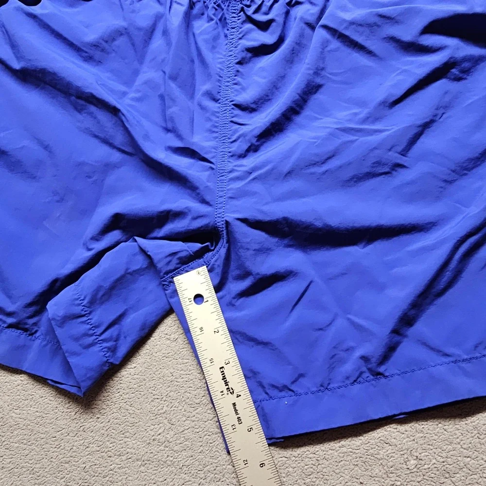 Lands' End Swim Trunks Mens Large 36-38/L Blue Solid Board Shorts
